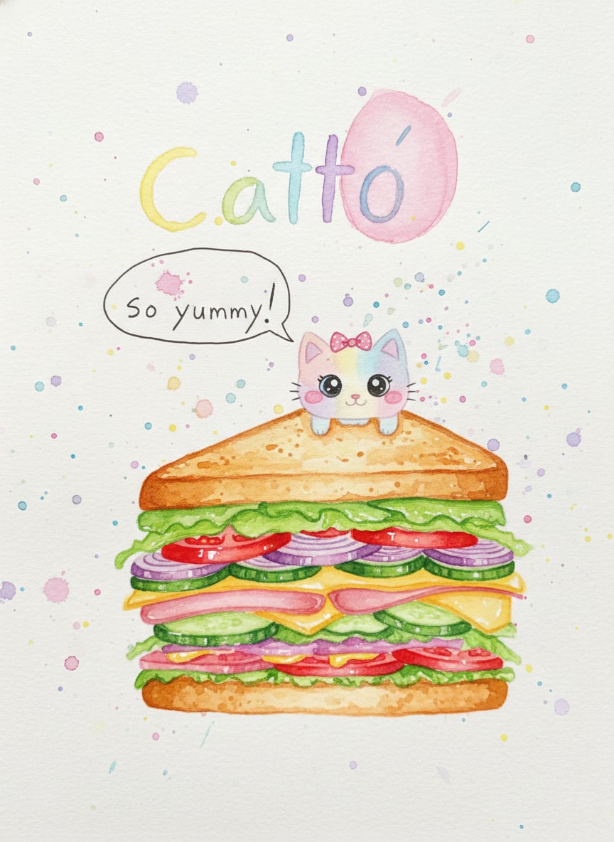 Catto Sandwich by Sofia Angela