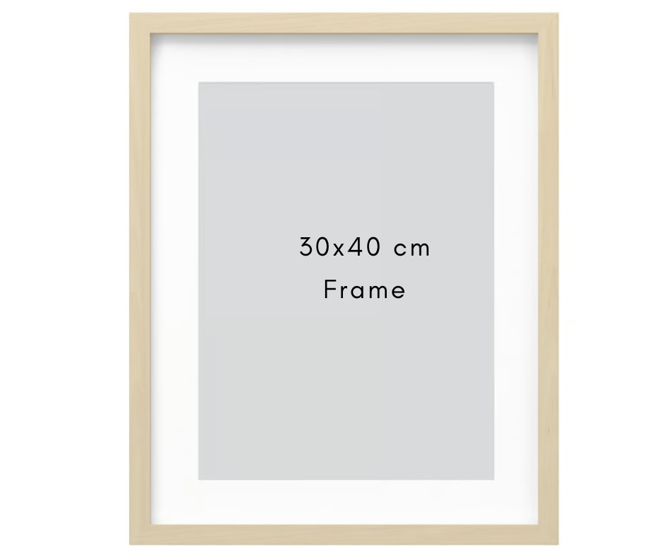 30x40cm Personalized Framed Art